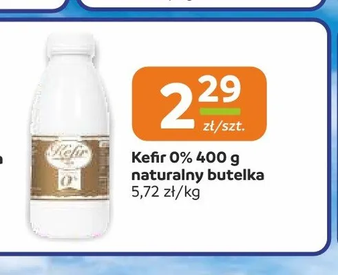 Kefir 0% naturalny promocja w Społem Częstochowa