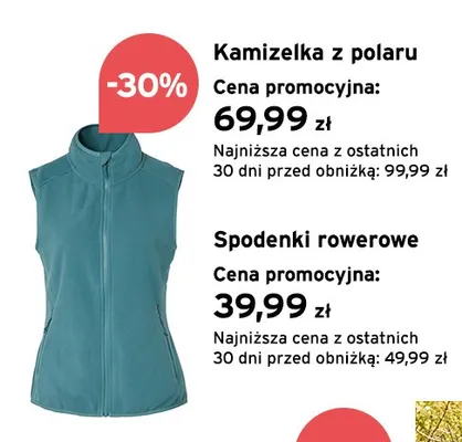 Kamizelka z polaru promocja w Tchibo