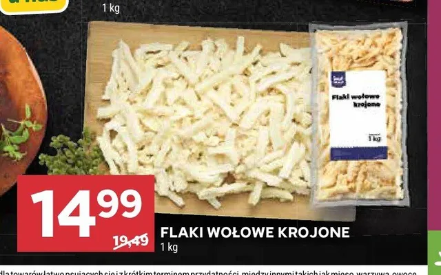 Flaki wołowe krojone promocja w Stokrotka