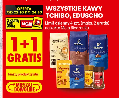 Kawy Tchibo, Eduscho promocja w Biedronka