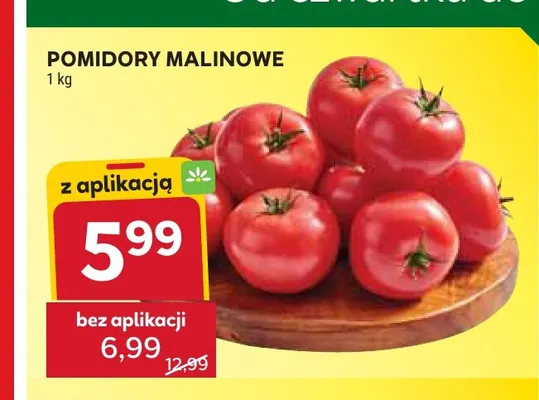 Pomidory malinowe promocja w Stokrotka