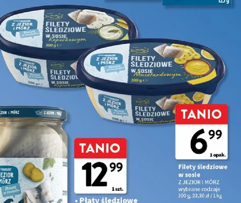 Filety śledziowe w sosie musztardowym Z Jezior i Mórz promocja w Intermarche