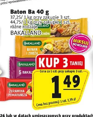 Baton Ba promocja w Prim Market