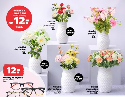 Bukiet chryzantem promocja w Netto