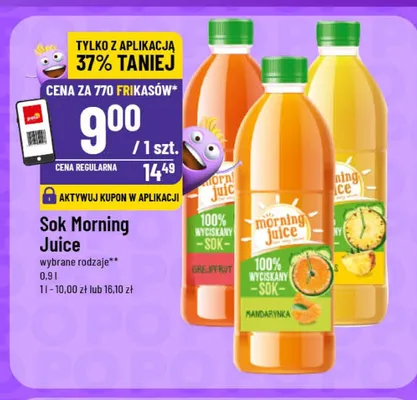 Sok grejpfrutowy Morning Juice promocja w POLOmarket