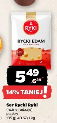 Ser Rycki Ryki plastry promocja w Netto