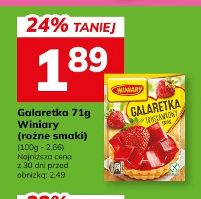 Galaretka Winiary 71g promocja w Hitpol