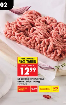 Mięso mielone wołowe promocja w Biedronka