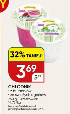 Chłodnik z buraczków Grześkowiak promocja w Chata Polska