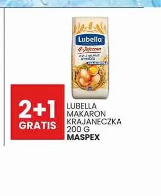 Makaron Krajaneczka Lubella Maspex promocja w Wafelek