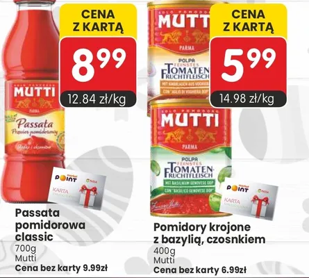 Passata pomidorowa classic promocja w Market Point