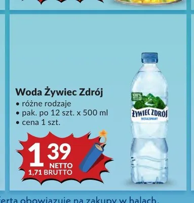 Woda Żywiec Zdrój promocja w Makro
