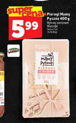 Pierogi z mięsem Mamy Pyszne promocja w TOPAZ