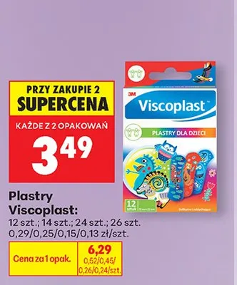 Plastry Viscoplast promocja w Biedronka