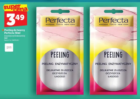 Peeling do twarzy Perfecta Enzymatyczny promocja w TOPAZ