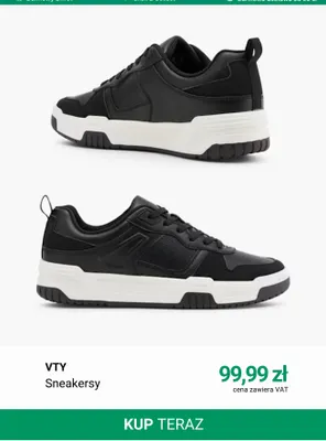Sneakersy VTY promocja w Deichmann