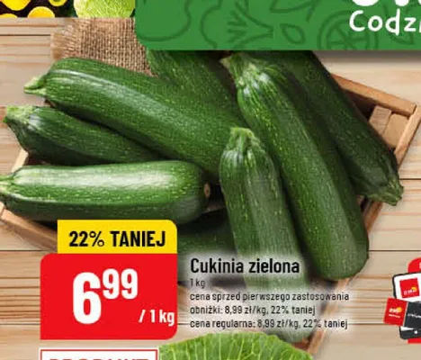 Cukinia zielona promocja w POLOmarket