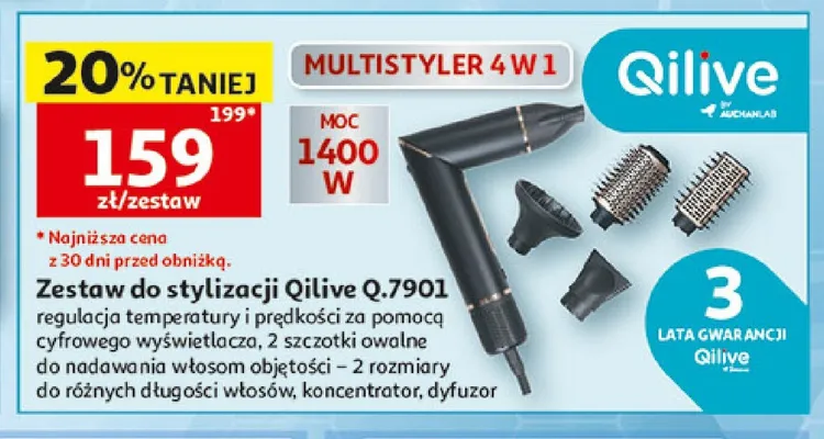 Zestaw do stylizacji Qilive Q.7901 promocja w Auchan