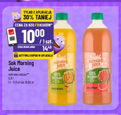 Sok Morning Juice mandarynka promocja w POLOmarket