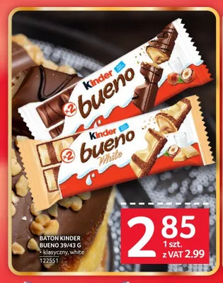 Baton Kinder Bueno promocja w Selgros
