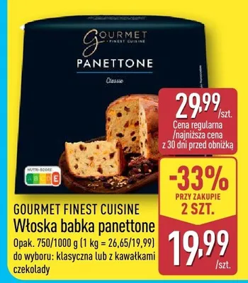 Włoska babka panettone promocja w Aldi