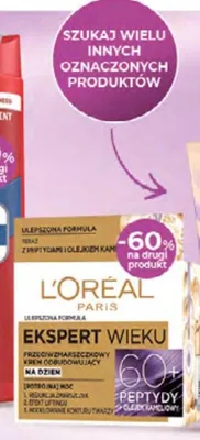 Krem odbudowujący na dzień L'Oréal Paris Ekspert Wieku 60+ promocja w Drogerie Jawa