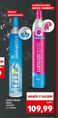 Nabój różowy Sodastream promocja w Kaufland
