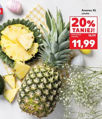 Ananas XL promocja w Kaufland