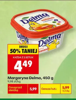 Margaryna Delma promocja w Biedronka