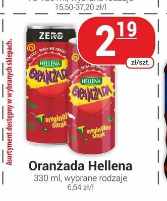 Oranżada Hellena promocja w Delikatesy Sezam
