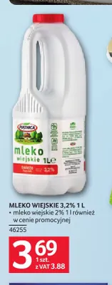 Mleko wiejskie Piątnica 2% promocja w Selgros