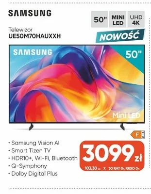 Telewizor Samsung UE50M70HAUXXH promocja w Max Elektro