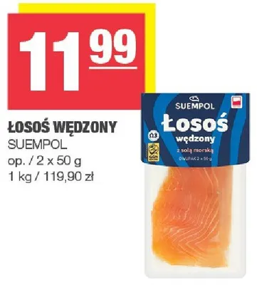 Łosoś wędzony promocja w SPAR