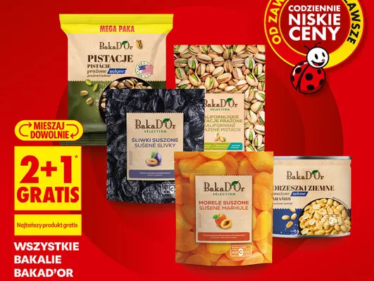 Pistacje prażone solone BakaD'Or promocja w Biedronka