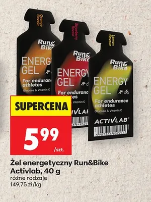 Żel energetyczny Run&Bike Activlab promocja w Biedronka