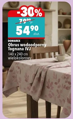 Obrus wodoodporny Tognana IV4 promocja w Biedronka
