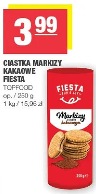 Ciastka markizy kakaowe Fiesta promocja w SPAR