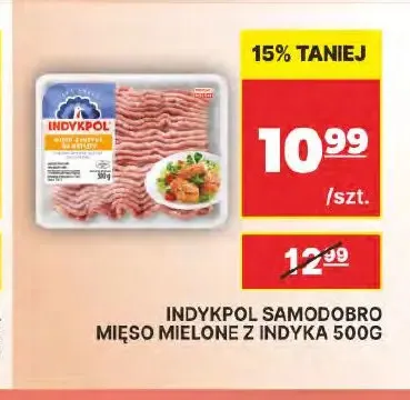 Mięso mielone z indyka Indykpol Samodobro promocja w API Market