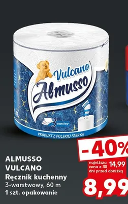 Ręcznik kuchenny Almusso Vulcano promocja w Kaufland
