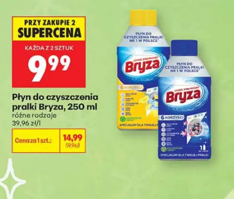 Płyn do czyszczenia pralki Bryza Cytryna promocja w Biedronka