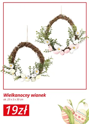 Wielkanocny wianek promocja w KiK
