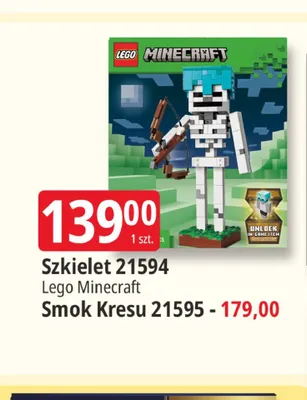 Klocki Lego Minecraft Smok Kresu 21595 promocja w Leclerc
