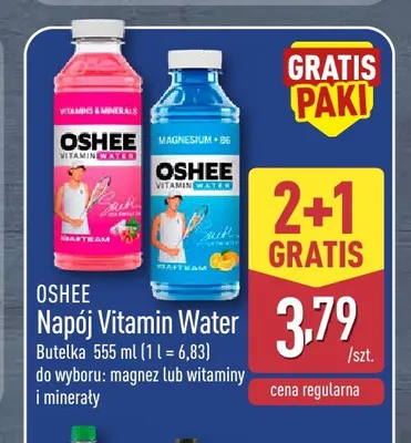 Napój Vitamin Water witaminy i minerały Oshee promocja w Aldi