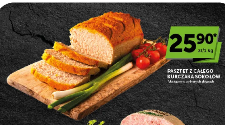 Pasztet z całego kurczaka Sokołów promocja w Groszek