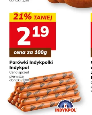 Parówki Indykpol promocja w Hitpol