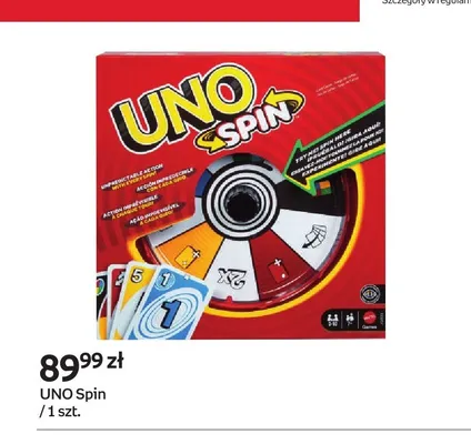 Gra karciana UNO Spin promocja w Empik