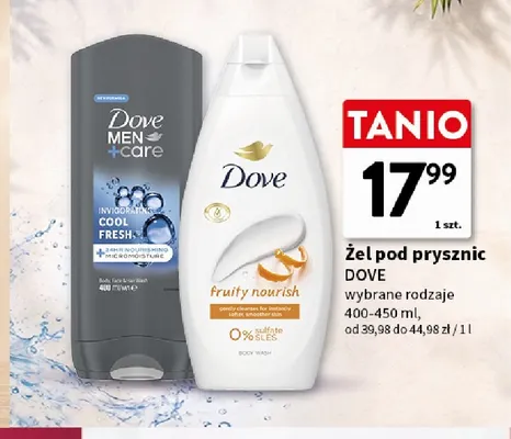 Żel pod prysznic Dove Fruity Nourish promocja w Intermarche