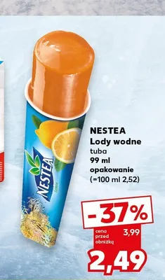 Lody wodne tuba Nestea promocja w Kaufland