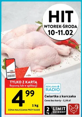 Ćwiartka z kurczaka promocja w Intermarche