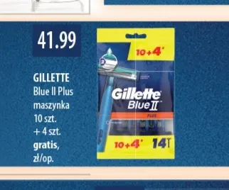 Maszynka do golenia Gillette Blue II Plus 14-pak promocja w Drogerie Laboo